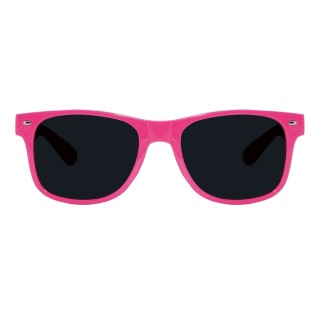 Lunettes plastique style Rayban rose - Accessoire fête