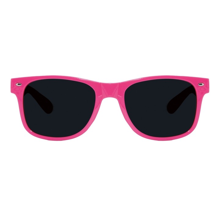 Lunettes plastique style Rayban rose - Accessoire fête