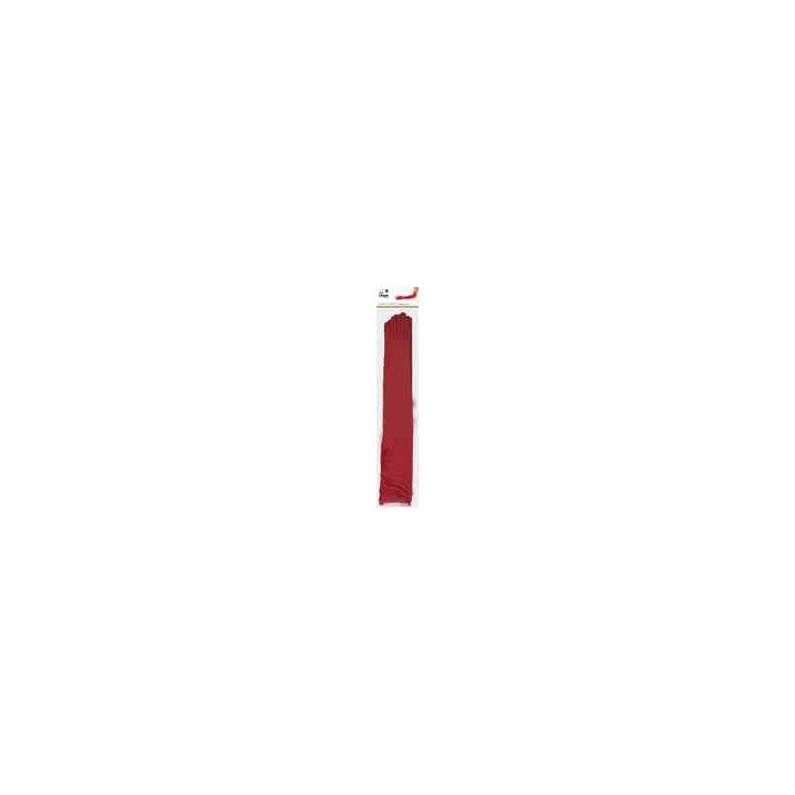 Gants longs rouge 56 cm - Accessoire déguisement