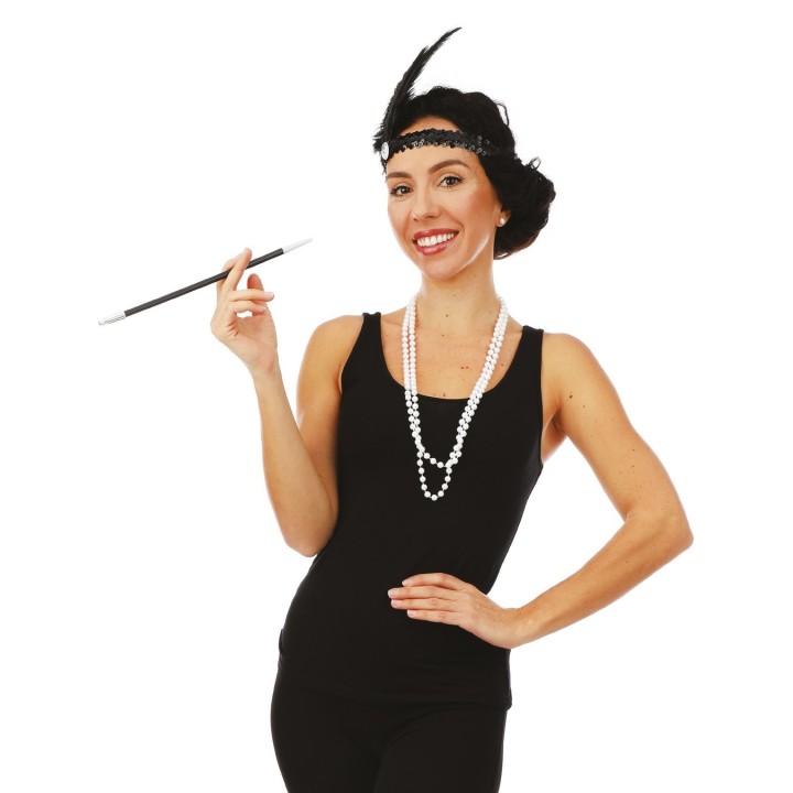 Collier sautoir en perles - Accessoire déguisement