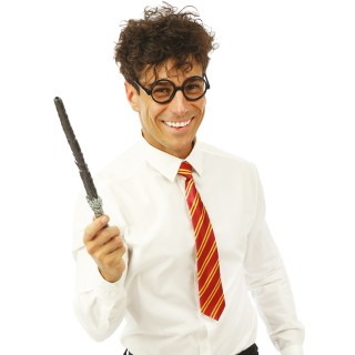 Set de sorcier lunettes cravate baguette - Accessoire déguisement