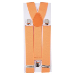 Bretelles oranges - Accessoire déguisement