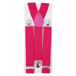 Bretelles roses - Accessoire déguisement