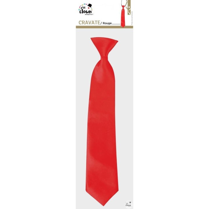 Cravate rouge - Accessoire déguisement