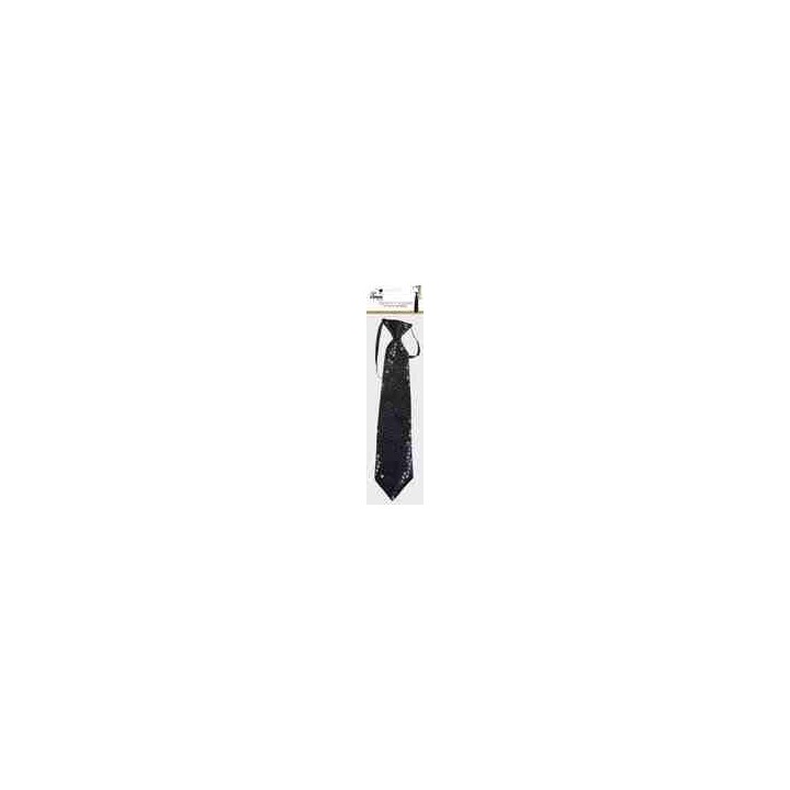 Cravate noire - Accessoire déguisement