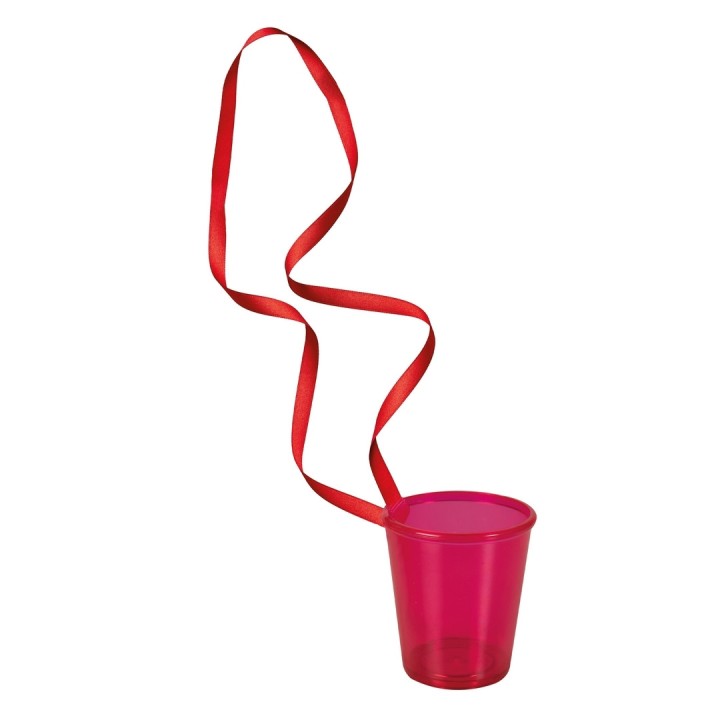 Colliers Shooter Roses EVJF x6 - Accessoires fête enterrement de vie de jeune fille