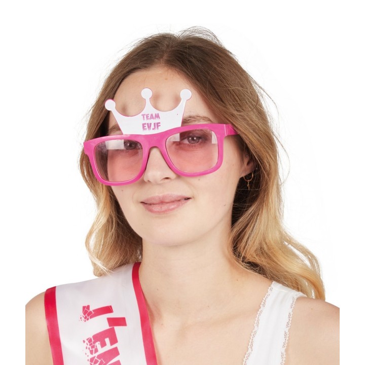 Lunettes Couronne EVJF - Accessoire enterrement de vie de jeune fille