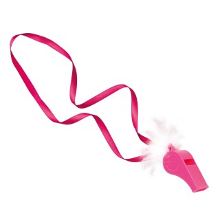 Sifflets Roses EVJF x6 - Accessoires enterrement de vie de jeune fille