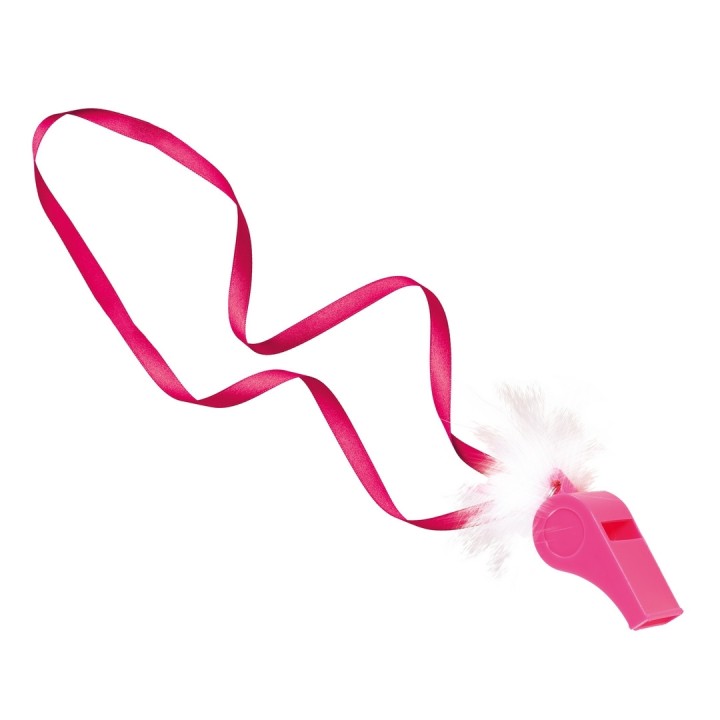 Sifflets Roses EVJF x6 - Accessoires enterrement de vie de jeune fille