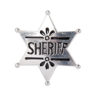 Étoile de Shérif Métal - Accessoire déguisement