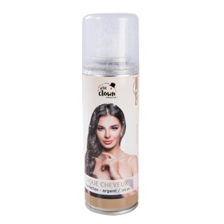 Laque Argent à Paillettes - Accessoire coiffure fête