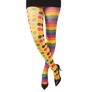 Collants Opaques Clown - Accessoire déguisement