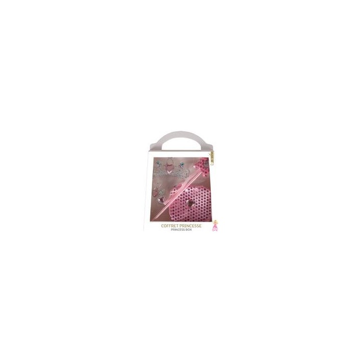Coffret Accessoires Princesse Rose - Accessoires déguisement