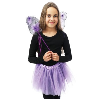 Set Papillon Violet - Accessoires déguisement
