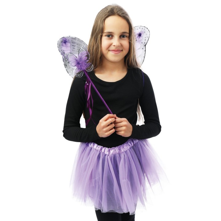 Set Papillon Violet - Accessoires déguisement