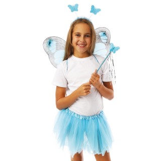 Set Papillon Bleu Enfant - Accessoires déguisement