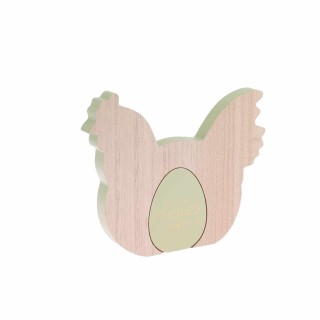 Poules avec Œuf Joyeuses Pâques - Décoration