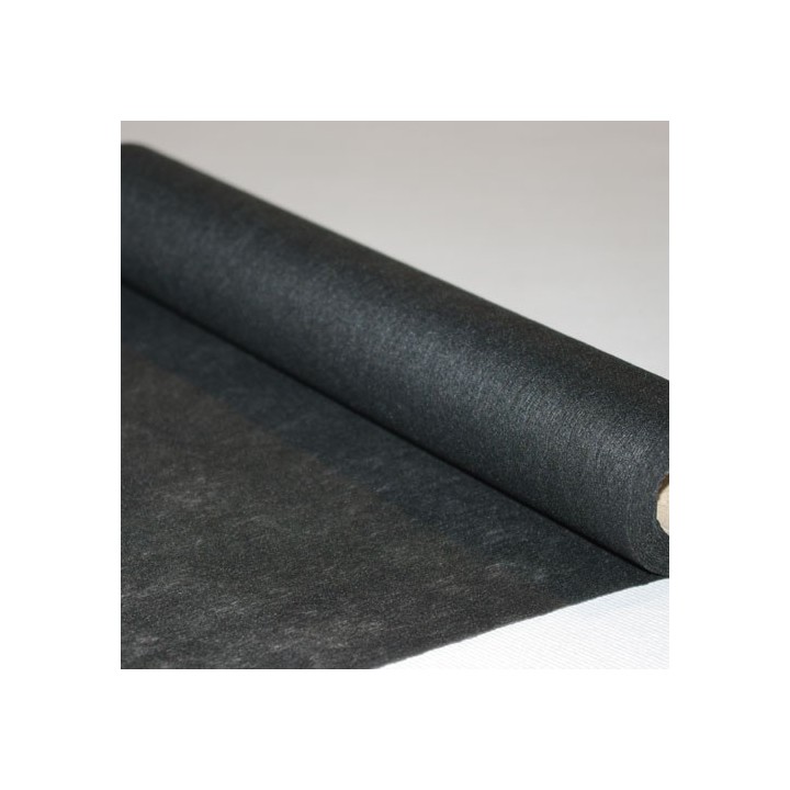 Chemin de table intissé économique noir