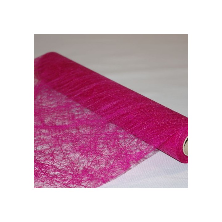 Chemin de table romance fuschia