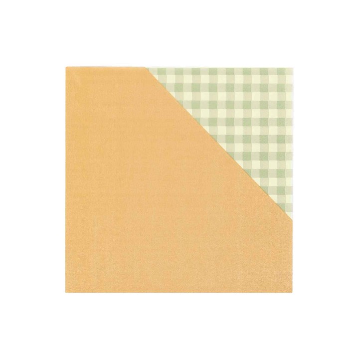 Serviettes Pliage Carotte x16 - Décoration table Pâques