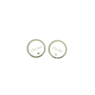 Badges Parrain Marraine Baptême - Accessoires Baptême