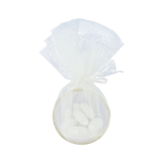 Anneaux à Dragée Blanc x4 - Accessoires Cadeaux Invités