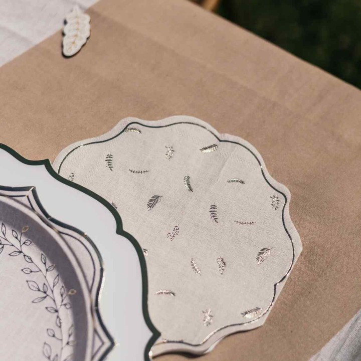 Serviettes Lin x16 - Décoration Table