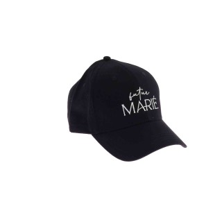 Casquette Noire Futur Marié - Accessoire EVG
