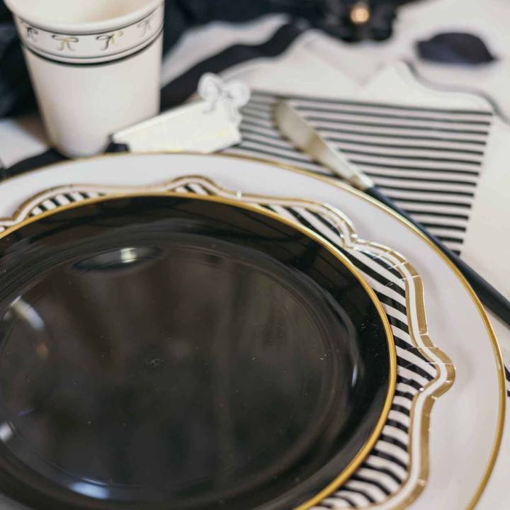 Assiettes Élégance x6 - Décoration table