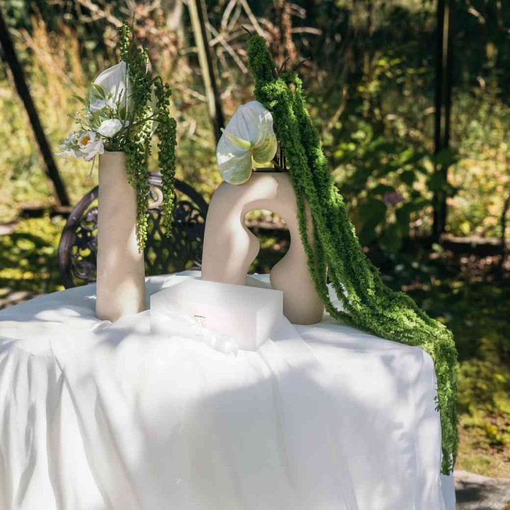 Boîte Cadeau Blanche Ruban Satin  - Emballage cadeau