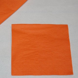 Serviettes papier orange