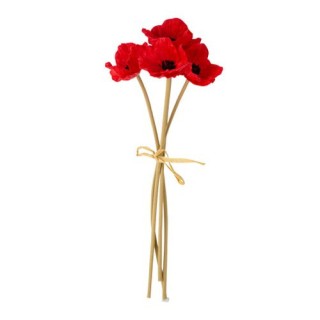 Bouquet Coquelicot 30 cm - Décoration Florale