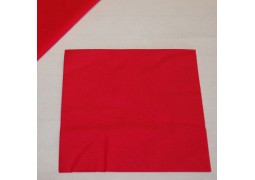 Serviettes papier rouges