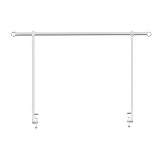 Barre Décorative Blanche Extensible 90-260x120 cm - Décoration Événementielle