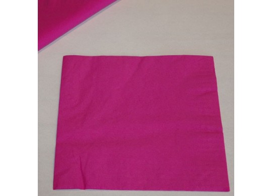 Serviette papier framboise