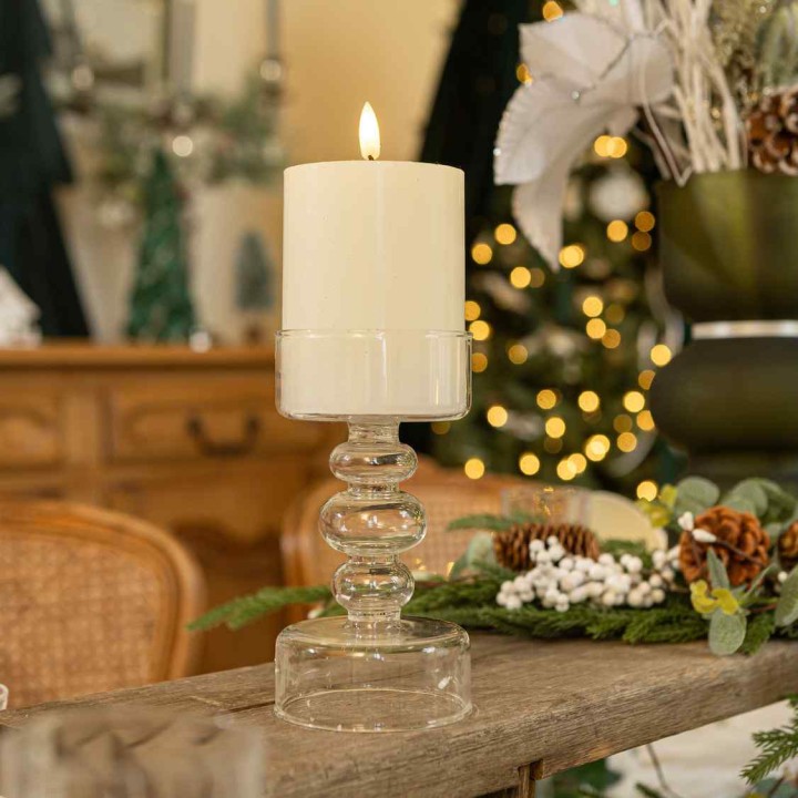 Bougie Pilier LED - Décoration Lumineuse