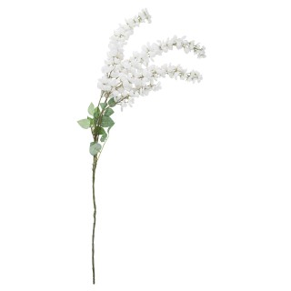 Branche Glycine Tombante Blanche 110 cm - Décoration Florale
