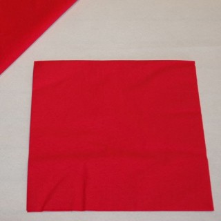 Serviettes cocktail papier rouge