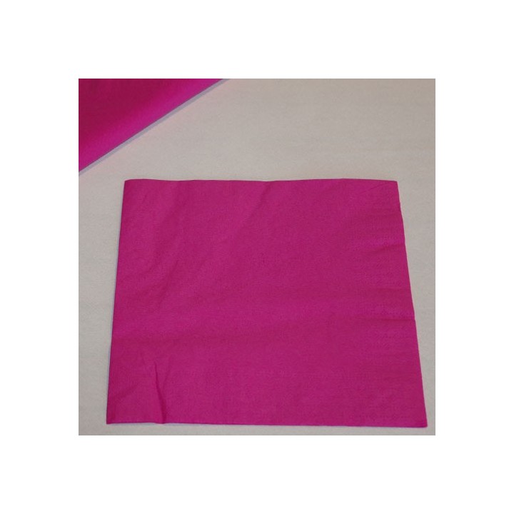 Serviettes papier framboises