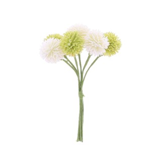 Bouquet 6 Trèfles des Prés Blancs/Verts 13 cm – Décoration Florale