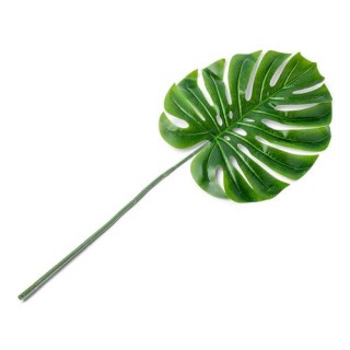 Feuille Monstera 30 cm sur Tige – Décoration Florale