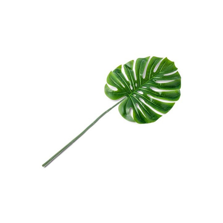 Feuille Monstera 30 cm sur Tige – Décoration Florale
