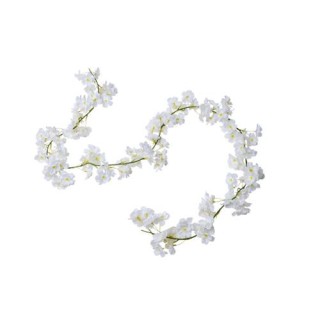 Guirlande Fleur de Cerisier Blanc 180 cm – Décoration Florale