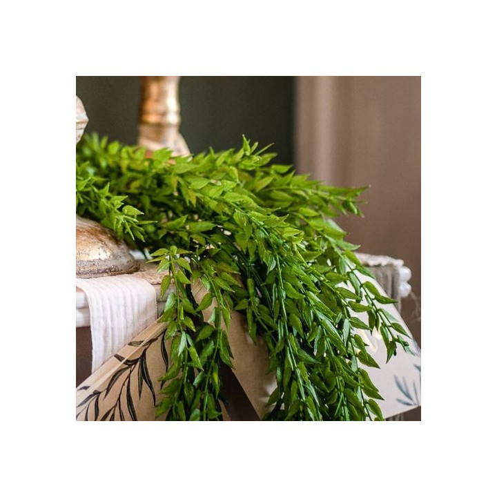 Descente Mini Feuilles Saule Pleureur 80 cm – Décoration Florale