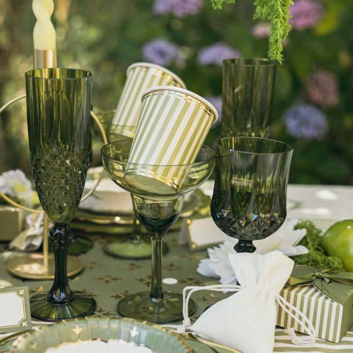 Gobelets Jardin à la Française x8 – Décoration Table