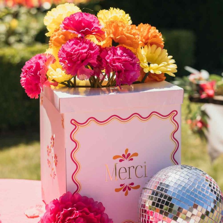 Boule à facettes argent 16 cm - Décoration