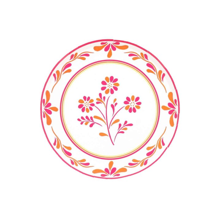Assiettes Pink Lemonade x8 - Décoration table