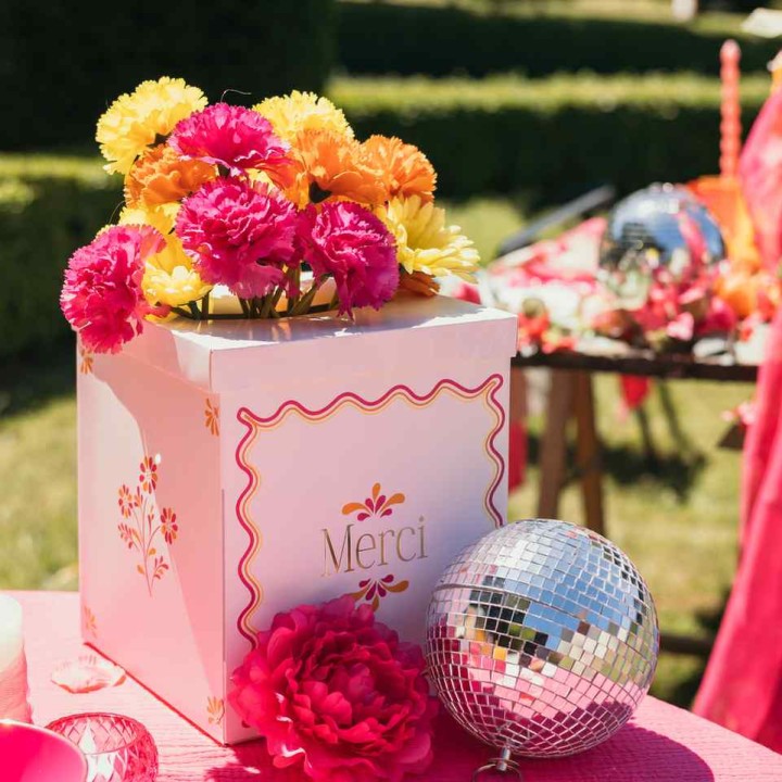 Urne Pink Lemonade - Boîte mariage