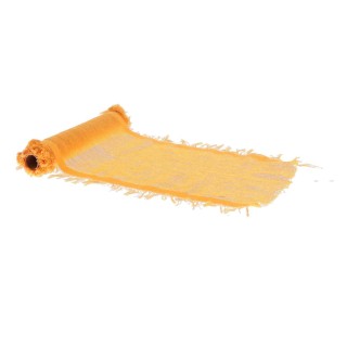 Chemin de table tissu effiloché - Décoration table