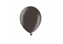 Ballon uni 12 cms métallisé noir x 25